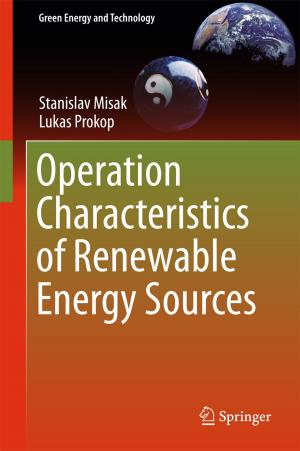 Cover of the book Operation Characteristics of Renewable Energy Sources by Nicolas Le Moigne, Belkacem Otazaghine, Stéphane Corn, Hélène Angellier-Coussy, Anne Bergeret