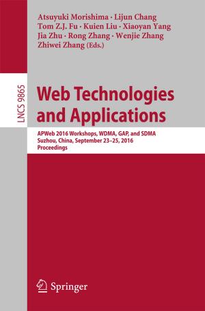 Cover of the book Web Technologies and Applications by Ralf Werner, Manuela Spangler
