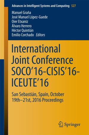 bigCover of the book International Joint Conference SOCO’16-CISIS’16-ICEUTE’16 by 