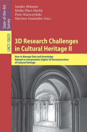 Cover of the book 3D Research Challenges in Cultural Heritage II by Konstantinos Iatridis, Doris Schroeder