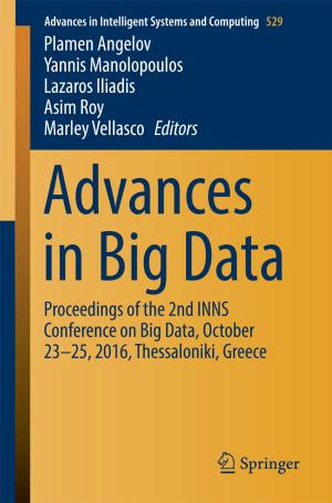 Cover of the book Advances in Big Data by Magdalena Sztencel