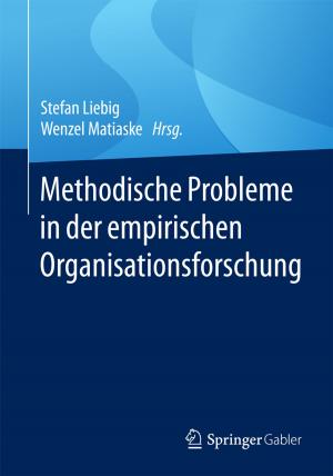 Cover of the book Methodische Probleme in der empirischen Organisationsforschung by Roosevelt Myers