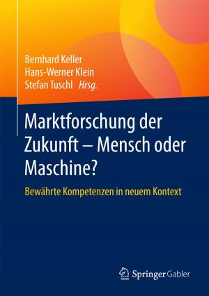 Cover of the book Marktforschung der Zukunft - Mensch oder Maschine by Franz Josef Mehr, María Teresa Mehr