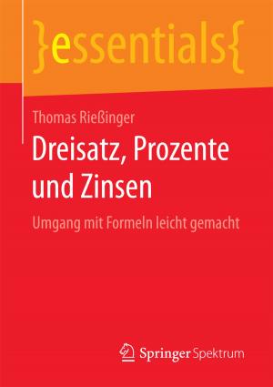 Cover of the book Dreisatz, Prozente und Zinsen by Gunhild Häusle-Paulmichl