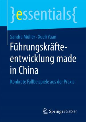 Cover of the book Führungskräfteentwicklung made in China by Thomas Schmidt-Lux