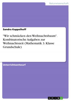 Book cover of 'Wir schmücken den Weihnachtsbaum'. Kombinatorische Aufgaben zur Weihnachtszeit (Mathematik 3. Klasse Grundschule)