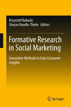 Cover of the book Formative Research in Social Marketing by 