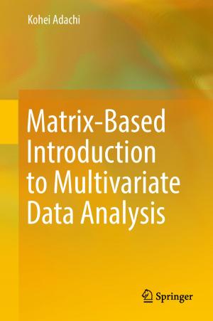 Cover of the book Matrix-Based Introduction to Multivariate Data Analysis by Duan Peng