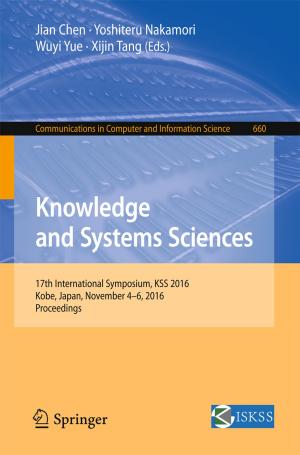 Cover of the book Knowledge and Systems Sciences by Melvin Choon Giap Lim, ZhaoWei Zhong