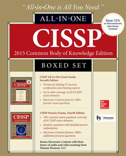 Cover of the book CISSP Boxed Set 2015 Common Body of Knowledge Edition by Shon Harris, McGraw-Hill Education