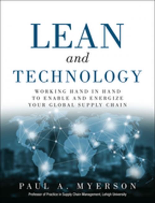 Cover of the book Lean and Technology by Paul A. Myerson, Pearson Education