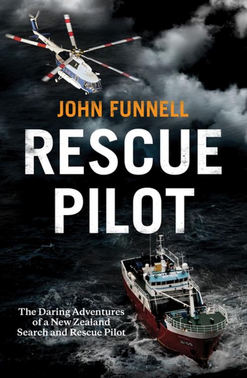 Cover of the book Rescue Pilot by John Funnell, Penguin Random House New Zealand