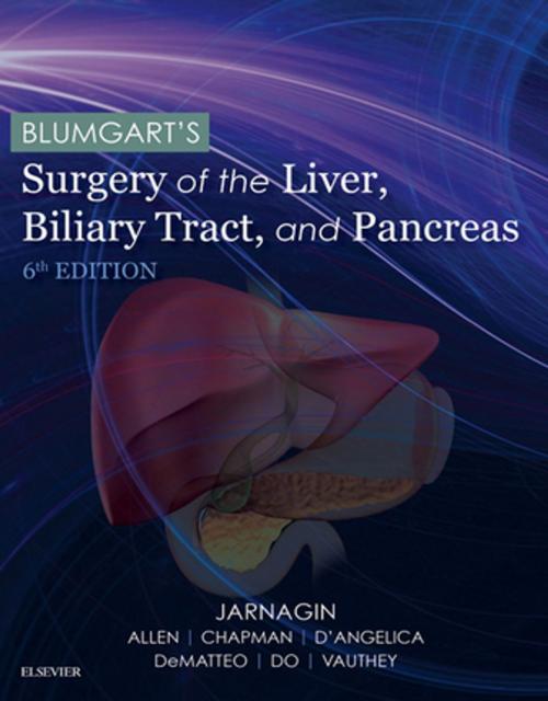 Cover of the book Blumgart's Surgery of the Liver, Pancreas and Biliary Tract E-Book by , Elsevier Health Sciences