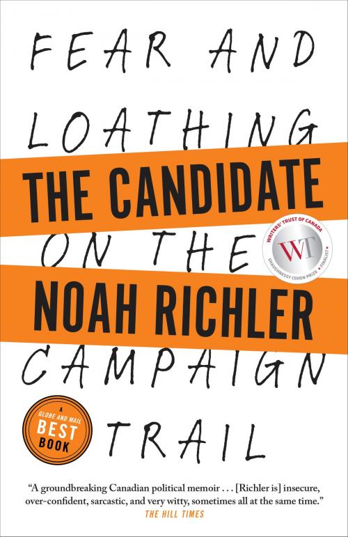 Cover of the book The Candidate by Noah Richler, Doubleday Canada