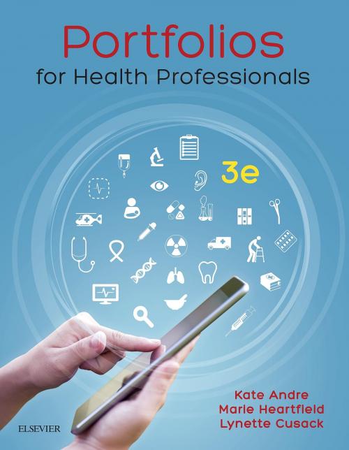 Cover of the book Portfolios for Health Professionals by Kate Andre, Marie Heartfield, Elsevier Health Sciences APAC