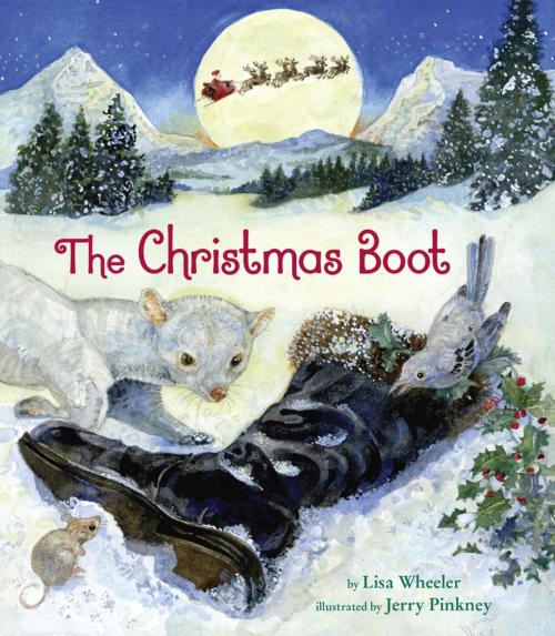 Cover of the book The Christmas Boot by Lisa Wheeler, Penguin Young Readers Group