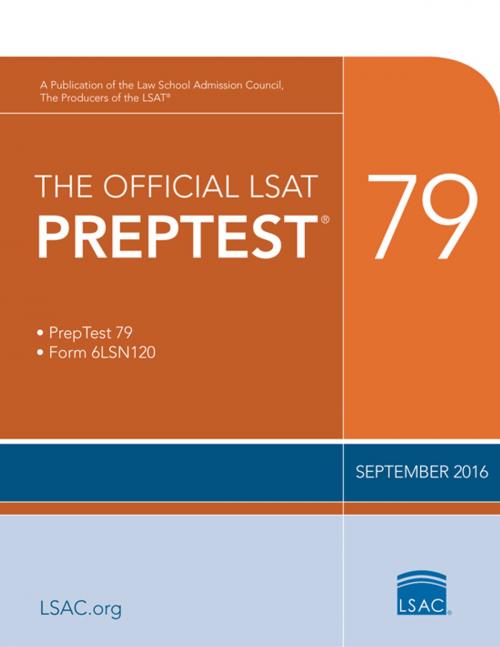 Cover of the book The Official LSAT PrepTest 79 by Law School Admission Council, Law School Admission Council