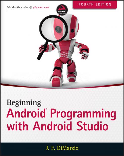 Cover of the book Beginning Android Programming with Android Studio by Jerome DiMarzio, Wiley