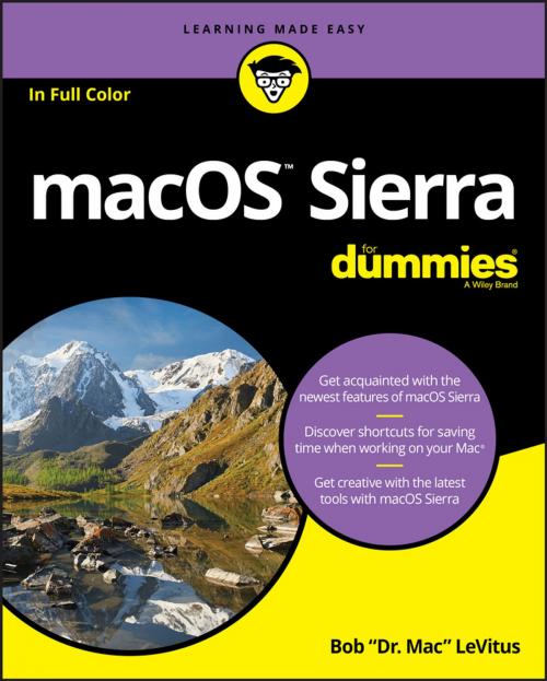Cover of the book macOS Sierra For Dummies by Bob LeVitus, Wiley