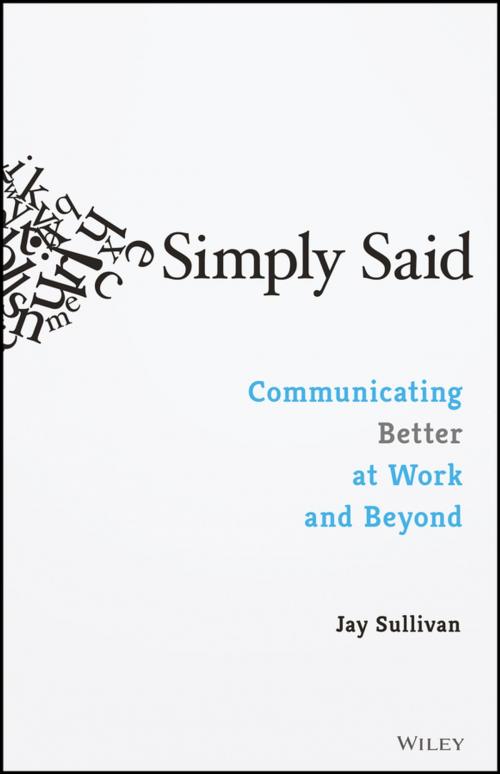 Cover of the book Simply Said by Jay Sullivan, Wiley