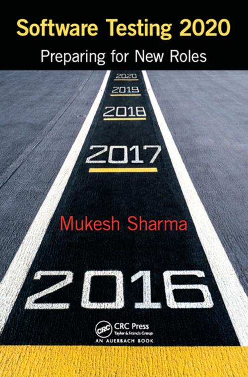 Cover of the book Software Testing 2020 by Mukesh Sharma, CRC Press