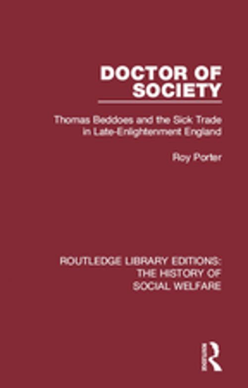 Cover of the book Doctor of Society by Roy Porter, Taylor and Francis