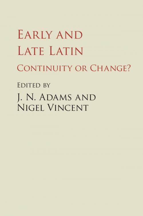 Cover of the book Early and Late Latin by , Cambridge University Press