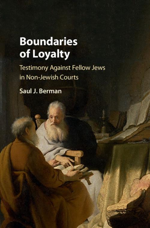Cover of the book Boundaries of Loyalty by Saul J. Berman, Cambridge University Press