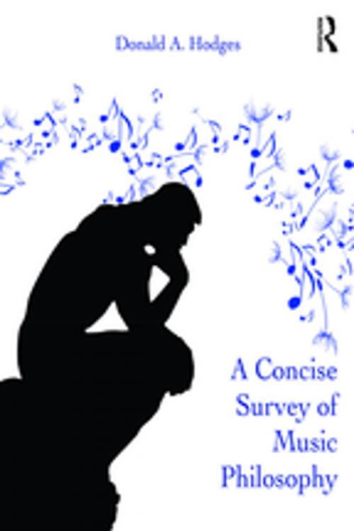 Cover of the book A Concise Survey of Music Philosophy by Donald A. Hodges, Taylor and Francis
