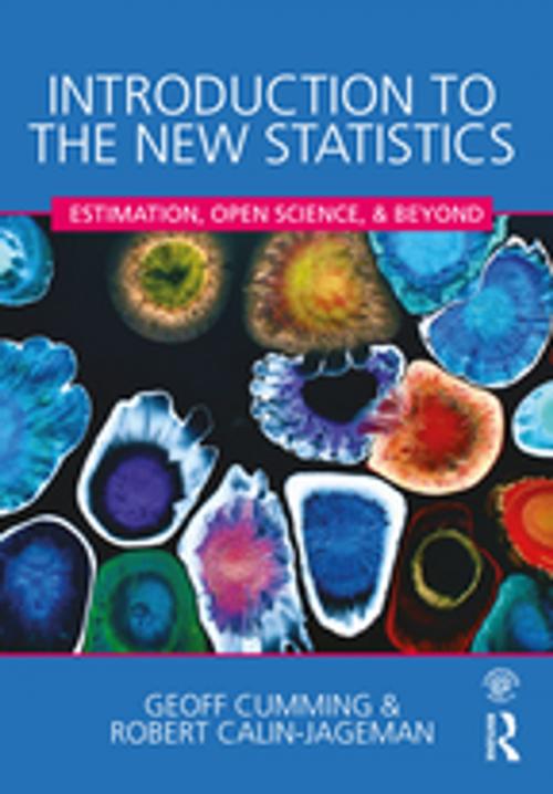 Cover of the book Introduction to the New Statistics by Geoff Cumming, Robert Calin-Jageman, Taylor and Francis
