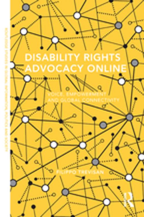 Cover of the book Disability Rights Advocacy Online by Filippo Trevisan, Taylor and Francis