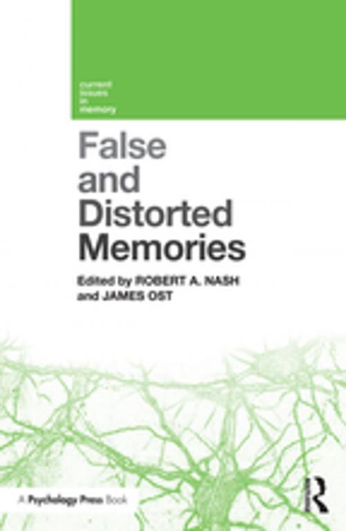 Cover of the book False and Distorted Memories by , Taylor and Francis