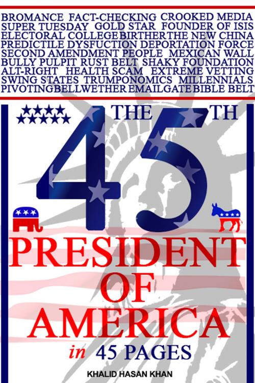 Cover of the book The 45th President of America in 45 Pages by Khalid Khan, Khalid Khan