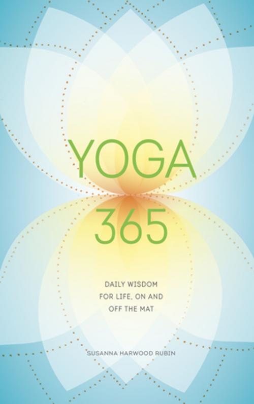 Cover of the book Yoga 365 by Susanna Harwood Rubin, Chronicle Books LLC