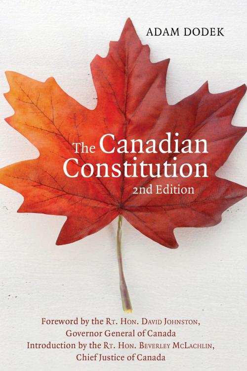 Cover of the book The Canadian Constitution by Adam Dodek, Dundurn