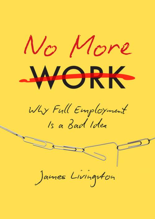 Cover of the book No More Work by James Livingston, The University of North Carolina Press