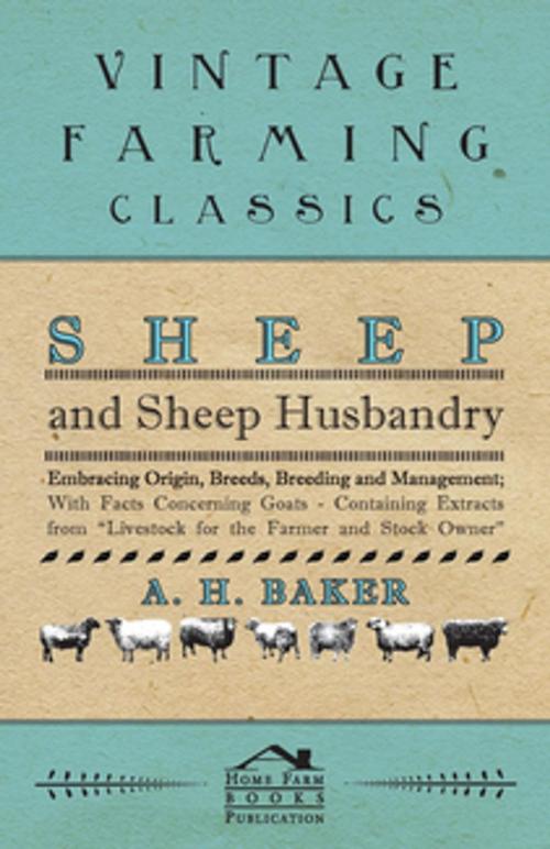 Cover of the book Sheep and Sheep Husbandry - Embracing Origin, Breeds, Breeding and Management; With Facts Concerning Goats - Containing Extracts from Livestock for the Farmer and Stock Owner by A. H. Baker, Read Books Ltd.