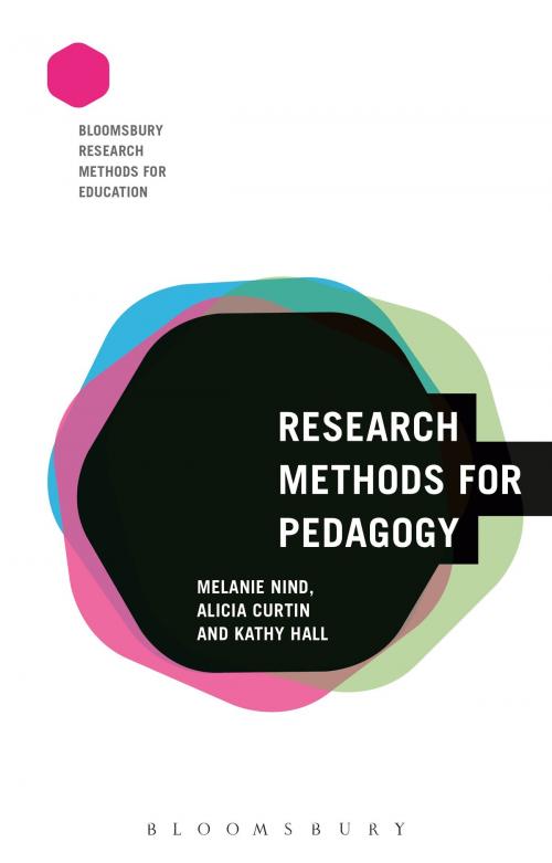 Cover of the book Research Methods for Pedagogy by Prof. Melanie Nind, Dr Alicia Curtin, Professor Kathy Hall, Bloomsbury Publishing