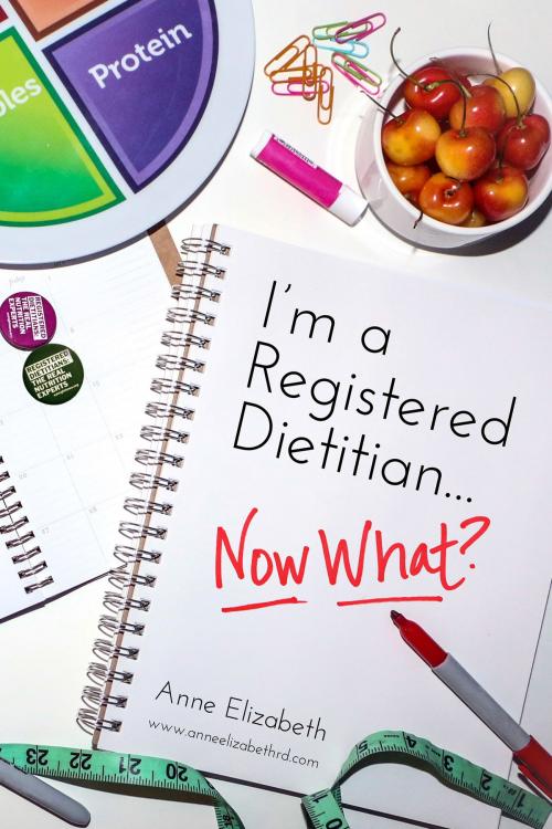 Cover of the book I’m a Registered Dietitian… Now What? by Anne Elizabeth, BookBaby