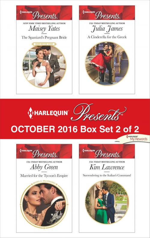 Cover of the book Harlequin Presents October 2016 - Box Set 2 of 2 by Maisey Yates, Abby Green, Julia James, Kim Lawrence, Harlequin