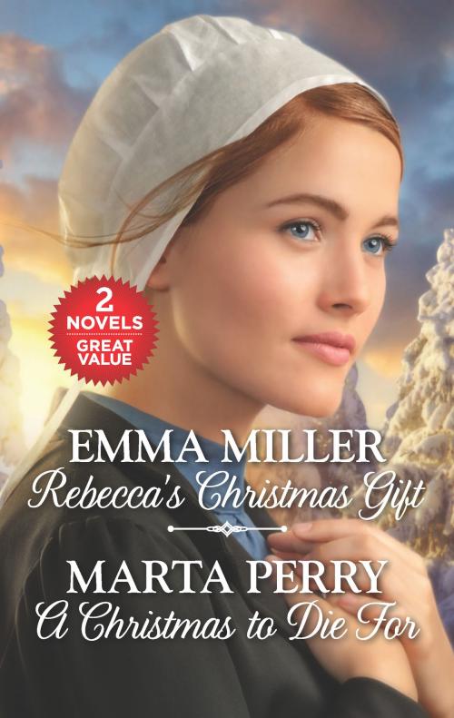 Cover of the book Rebecca's Christmas Gift and A Christmas to Die For by Emma Miller, Marta Perry, Harlequin