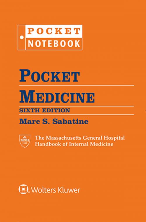 Cover of the book Pocket Medicine by Marc S. Sabatine, Wolters Kluwer Health