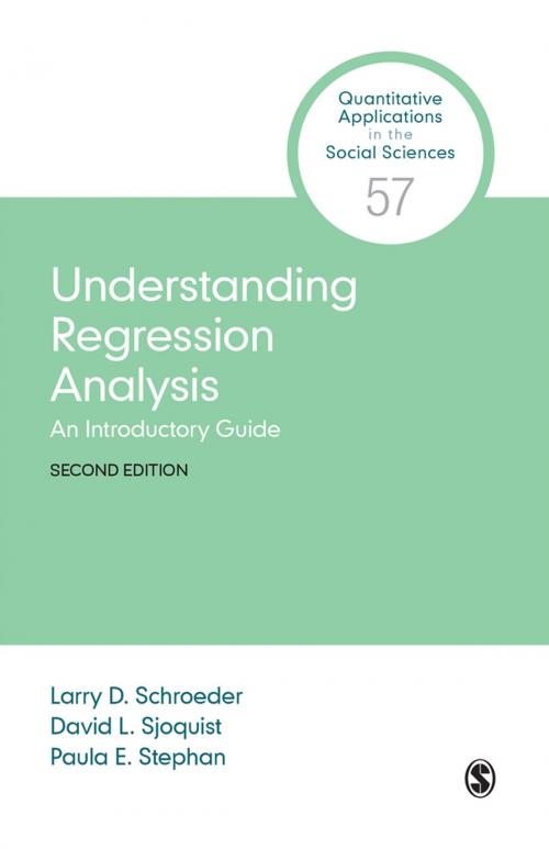 Cover of the book Understanding Regression Analysis by Larry D. Schroeder, David L. Sjoquist, Dr. Paula E. Stephan, SAGE Publications