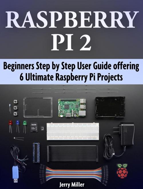 Cover of the book Raspberry Pi 2: Beginners Step by Step User Guide offering 6 Ultimate Raspberry Pi Projects by Jerry Miller, Amazing Publisher