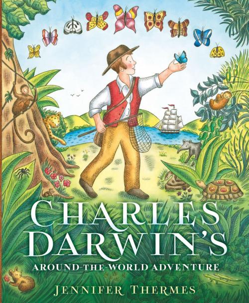 Cover of the book Charles Darwin's Around-the-World Adventure by Jennifer Thermes, ABRAMS