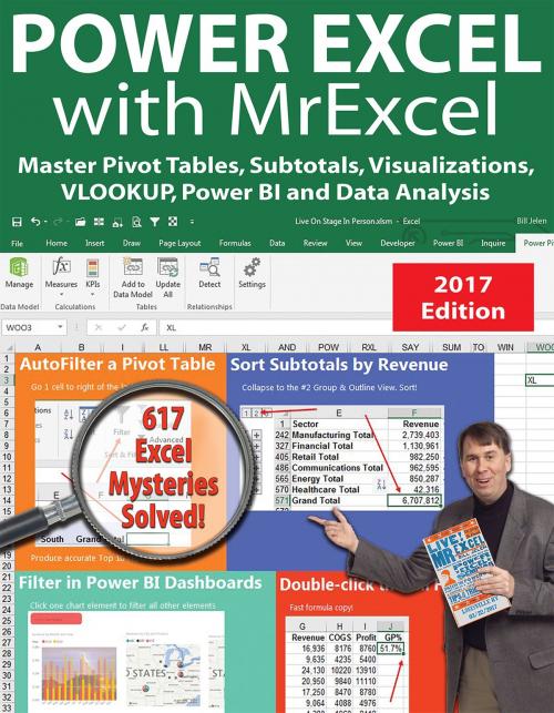 Cover of the book Power Excel 2016 with MrExcel by Bill Jelen, Holy Macro! Books