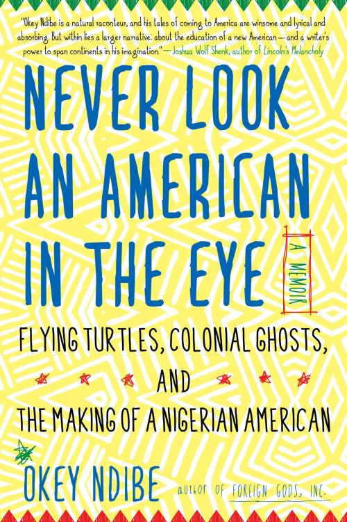 Cover of the book Never Look an American in the Eye by Okey Ndibe, Soho Press