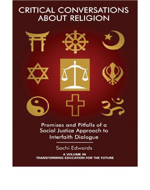 Cover of the book Critical Conversations about Religion by Sachi Edwards, Information Age Publishing