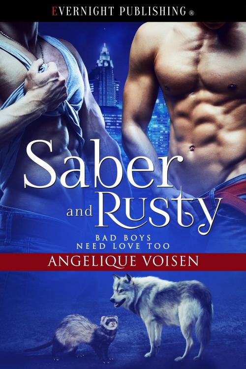 Cover of the book Saber and Rusty by Angelique Voisen, Evernight Publishing
