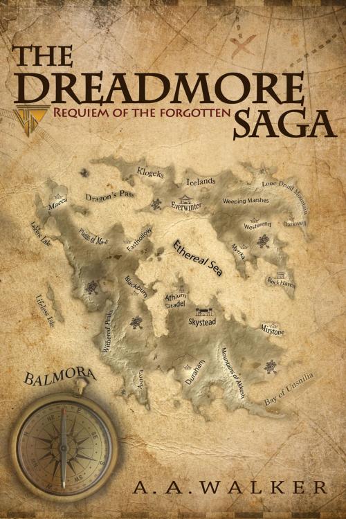 Cover of the book The Dreadmore Saga by A.A. Walker, Andrews UK